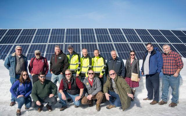 Limestone Maine Water District Solar Group Photo