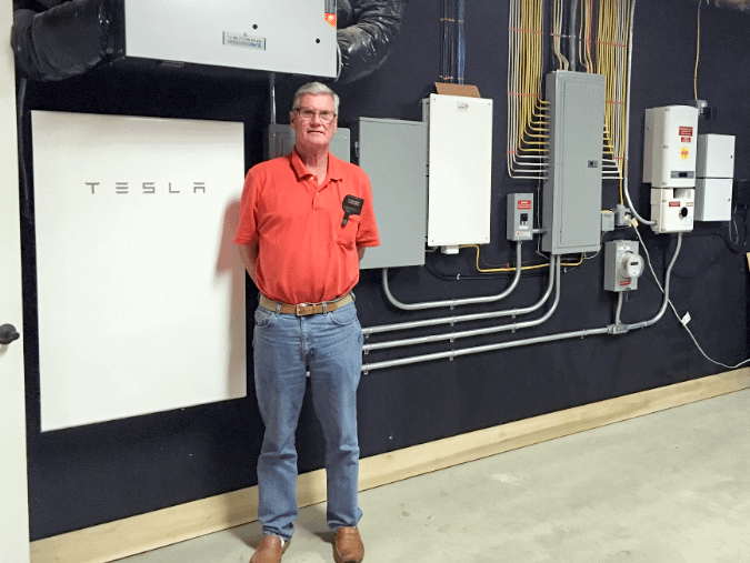 Sheldon Boege Tesla Battery Storage And Ground Mount Solar