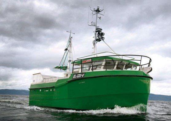 Solar Powered Fishing Boat