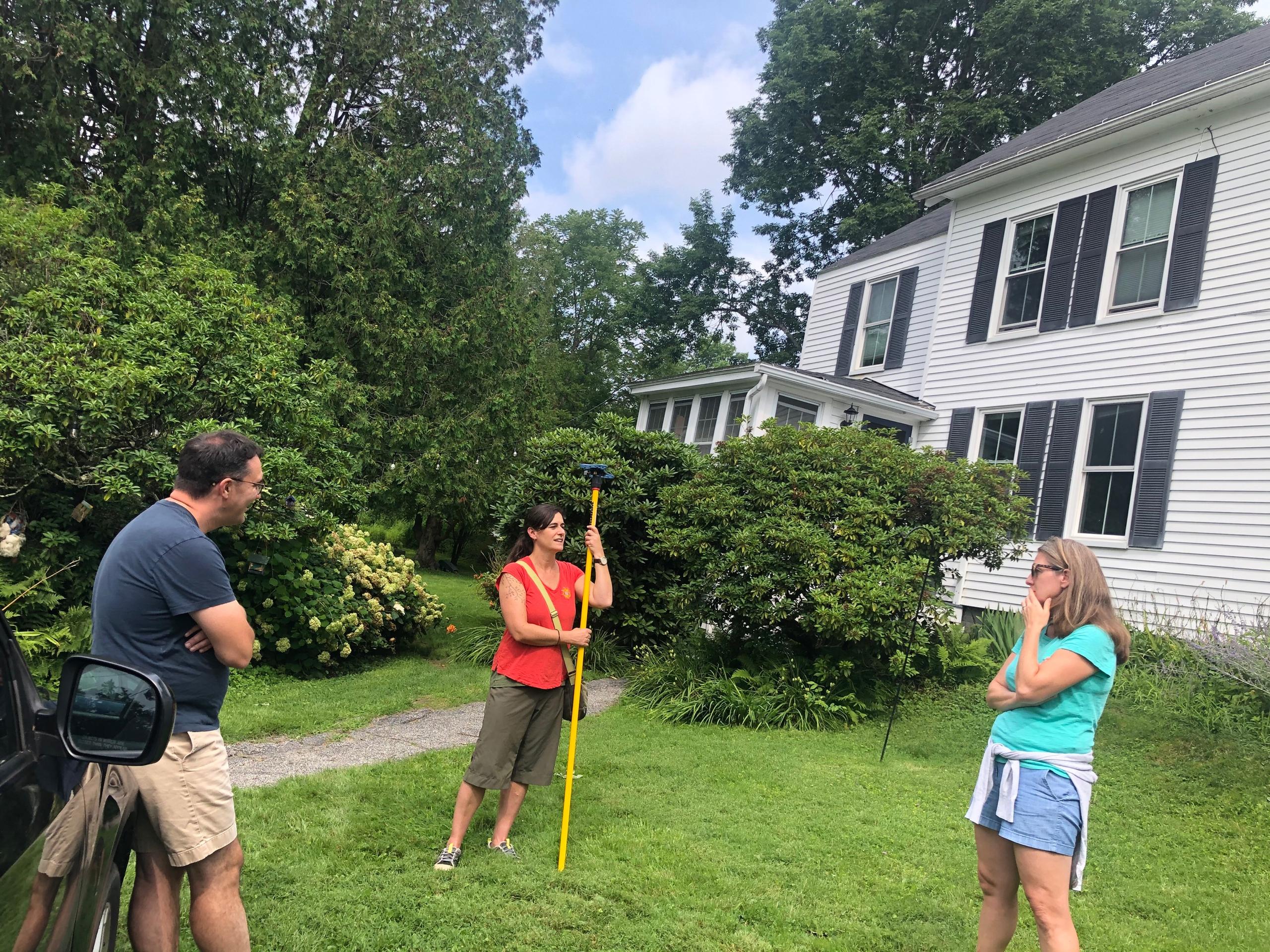 Solar Designer on a site visit