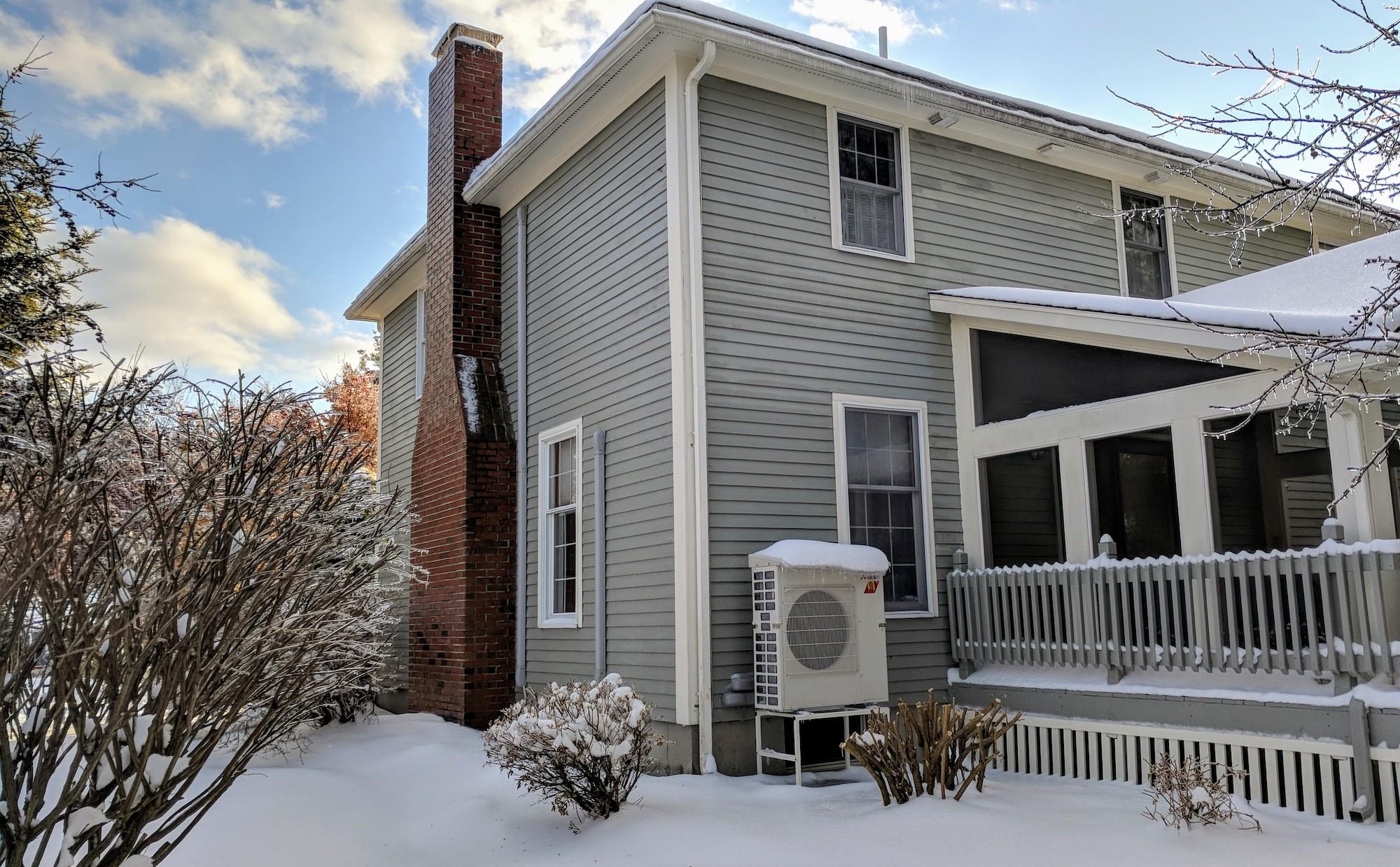 Heat pump in winter