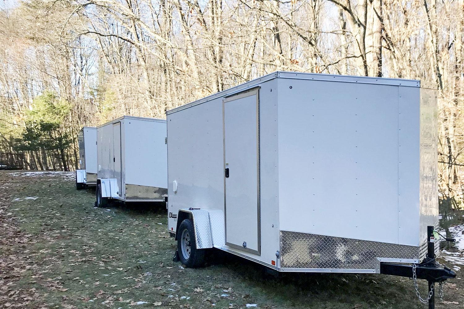 Trailers At The Ready In Massachusets