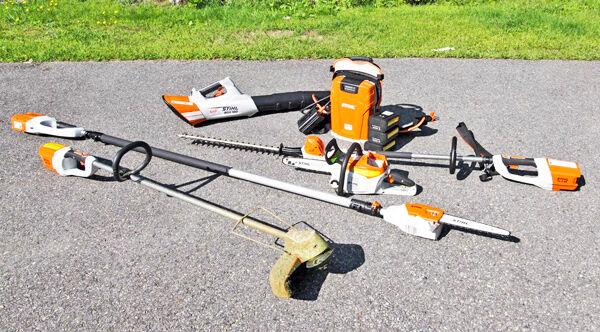 Solar Powered Stihl Battery Power Tools And Lawn Equipment
