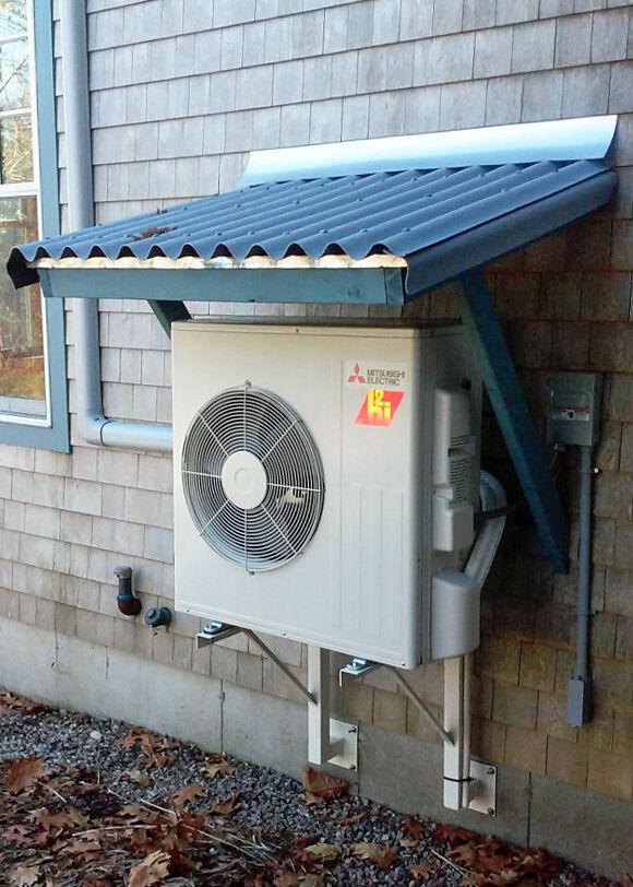 Heat Pump With Custom Roof