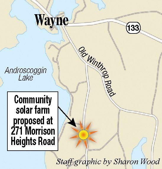 Planned community solar project in Wayne could be Maine’s third