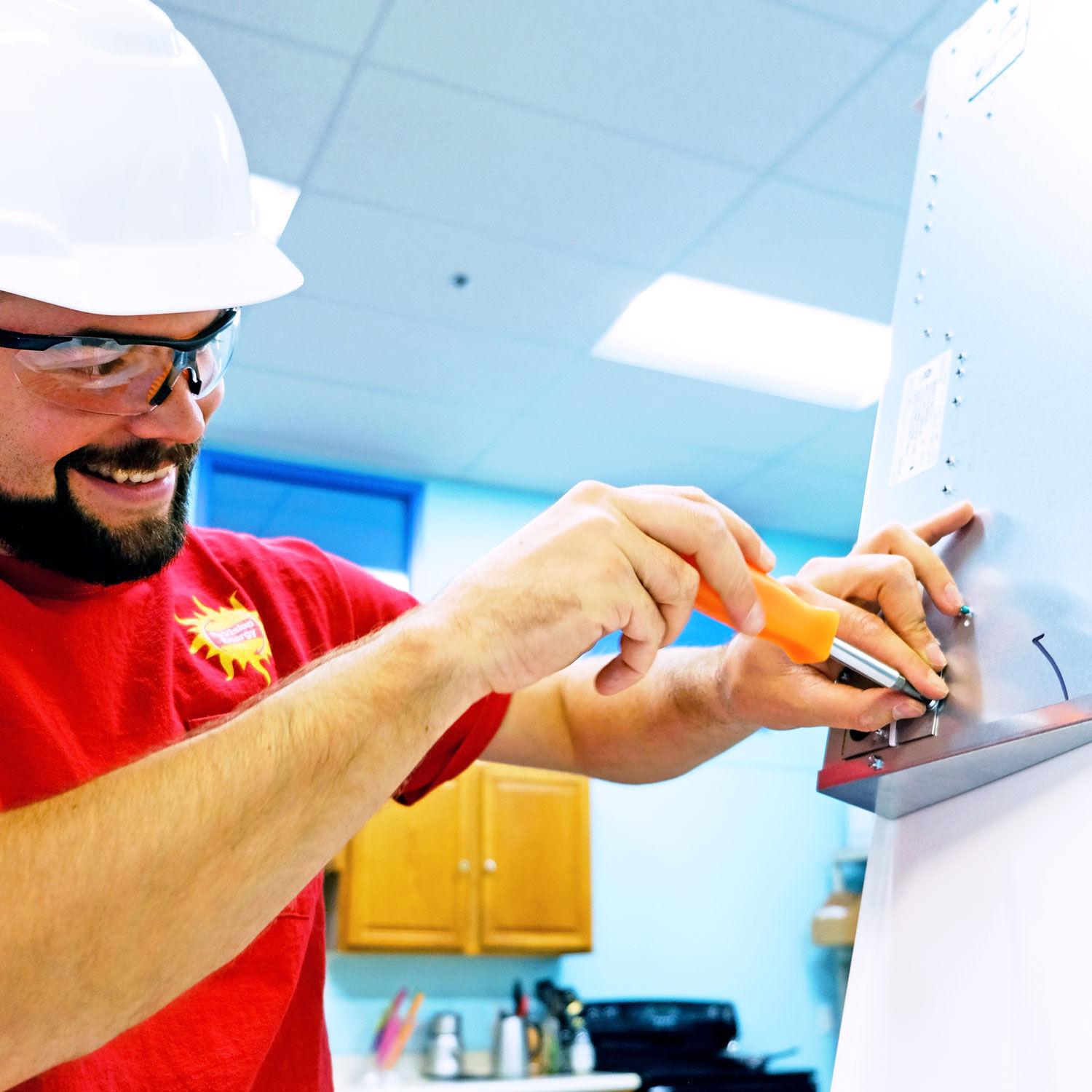 ReVision's David Webb Installing Commercial LED Lighting